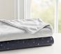 Metallic Star Chamois Baby Blanket