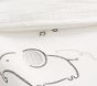 Picture Perfect Elephant Embroidered Muslin Baby Blanket