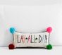 The Emily & Meritt Play All Day Needlepoint Lumbar Pillow