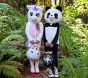 Kids Panda Big Head Halloween Costume