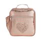 Monique Lhuillier Rose Gold Sequin Heart Lunch Box
