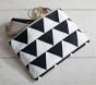 The Emily & Meritt Black &amp; White Print Large Wet/Dry Pouch