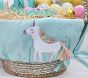 Aqua Unicorn Easter Basket Liners