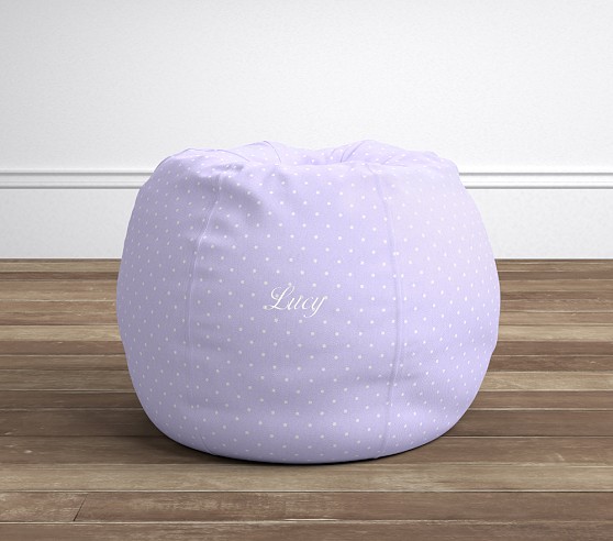 Anywhere Beanbag™, Lavender Pin Dot Slipcover Only
