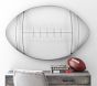Metal Football Wall Decor