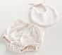 Monique Lhuillier Lace Bib &amp; Bloomers Set
