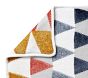 Triangles Chenille Baby Blanket