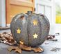 Glitter Pumpkin &amp; Stars Luminary