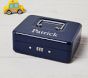 Navy Metal Lock Box
