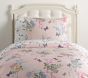 Monique Lhuillier Sateen Floral Bouquet Organic Duvet Cover &amp; Shams