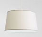 White/Gray Drum Flush Mount Light
