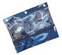Mackenzie Blue Skateboard Camo Binder Pencil Case