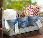 Galvanized Condiment Tray