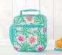 Mackenzie Aqua/Floral Palm Classic Lunch Box