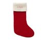 Modern Red Felt Stocking