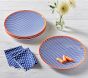 Navy Gingham Plate 