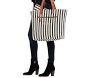 Striped Mason Slouchy Tote