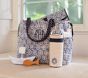 Blue Leaf Larkspur Diaper Bag & Bottle Bag