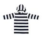 Rugby Stripe Kid Cover Up  Navy