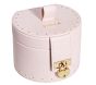 The Emily & Meritt Linen Train Case Jewelry Box