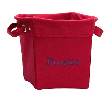 Solid Medium Canvas Bucket