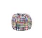 Anywhere Beanbag™ Slipcover Only, Regular, Navy Madras