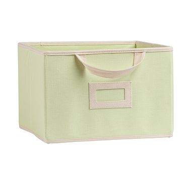 Light Green Large Canvas Box Storage