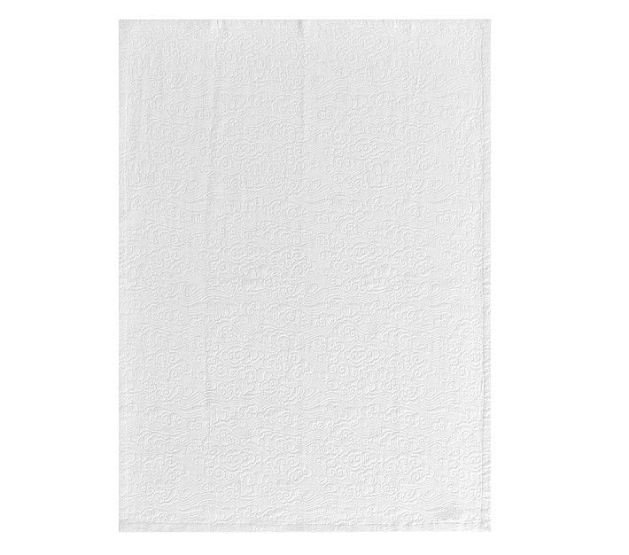 Organic Everest Baby/Toddler Coverlet, White