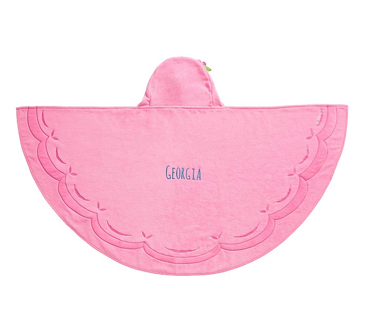 Lilly Pulitzer Flamingo Kid Critter Hooded Towel, Pink