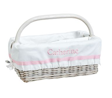 Light Pink Harper Diaper Caddy Liner