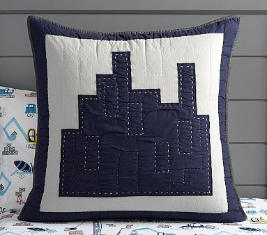 Construction Quilted Euro Sham