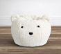 Ivory Sherpa Winter Polar Bear Anywhere Beanbag ™  Slipcover Only