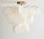 Large Capiz Flush Mount