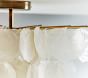 Large Capiz Flush Mount
