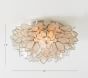 Capiz Floral Flush Mount