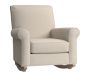 Open Box: Charleston Convertible Rocker, Brushed Crossweave  Natural, Driftwood