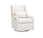 Open Box: Merced Manual Recliner - Slubby Pinstripe Black