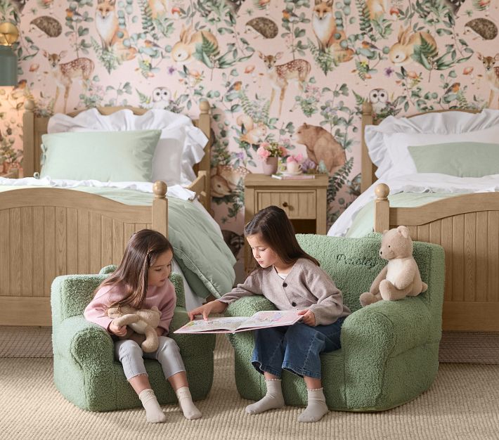 Anywhere Chair®, Sage Cozy Sherpa | Pottery Barn Kids