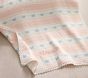 Matelasse Stripe Jacquard Baby Blanket