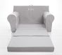 Video 1 for Anywhere Sofa Lounger®, Gray with White Piping