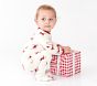 west elm x pbk Modern Smiley Santa Organic Cotton Baby Pajama