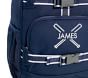 Navy Trim Solid Mackenzie XL Backpack