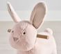 Blush Bunny Plush Nursery Rocker