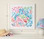 Lilly Pulitzer Embroidered Mermaid Art