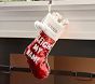 Red And Gold Reversible Sequin Stocking