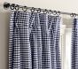 Pinch Pleat Gingham Blackout Curtain