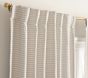 Open Box: Textured Stripe Blackout Curtain (44"W x 96"L) - Oat