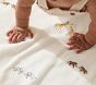 Embroidered Transportation Sherpa Baby Blanket