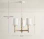 Birch Chandelier (16")