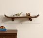 Skateboard Shaped Shelf (32"x 6")